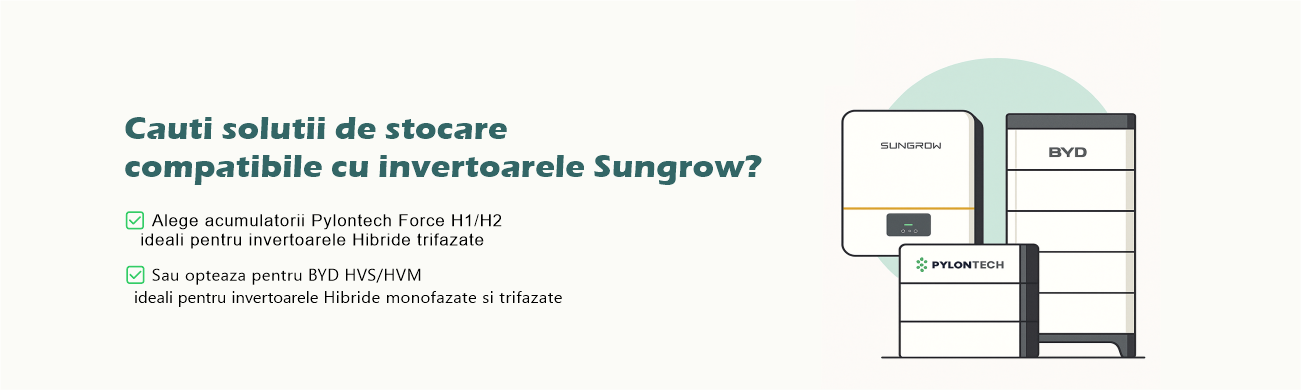 Alternativa invertoare sungrow