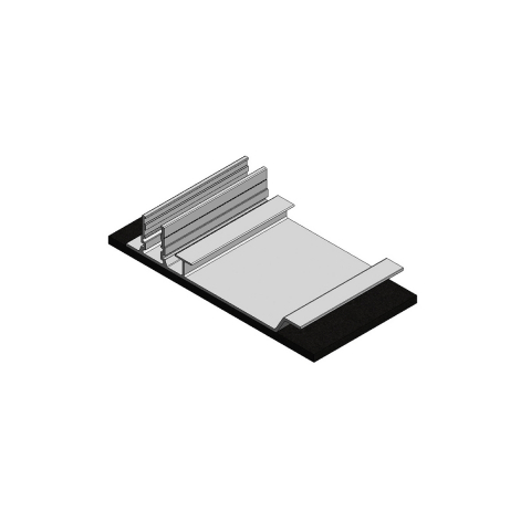Alu. panel support back foot ValkPro+ (base) 150