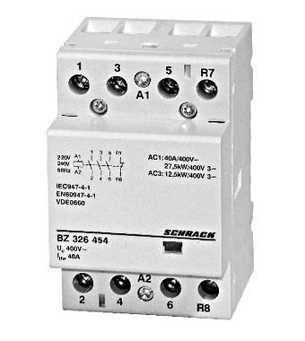 Protectie - Contactor 40A 3NO 1NC 230VAC