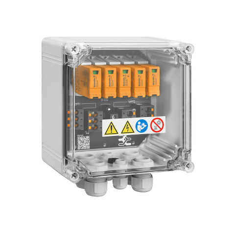 Tablouri sigurante echipat DC/AC - DC con-box 2 MPPT 1-2 str. SPD Type 1/2 Weidmüller