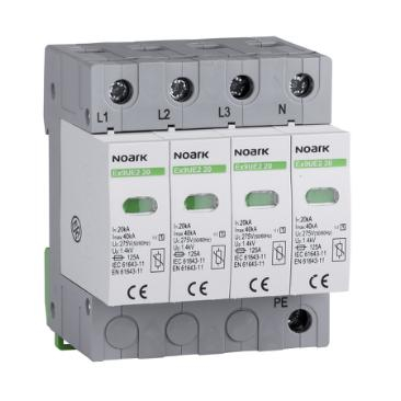 SPD Type 1 + Type 2 - Descarcator la supratensiune AC Ex9UE2 20 4P 385, 103776, Noark
