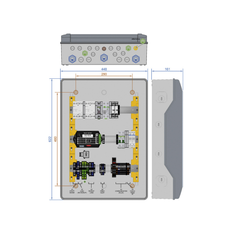Tablouri sigurante echipat DC/AC - Fronius grid switch box ITA
