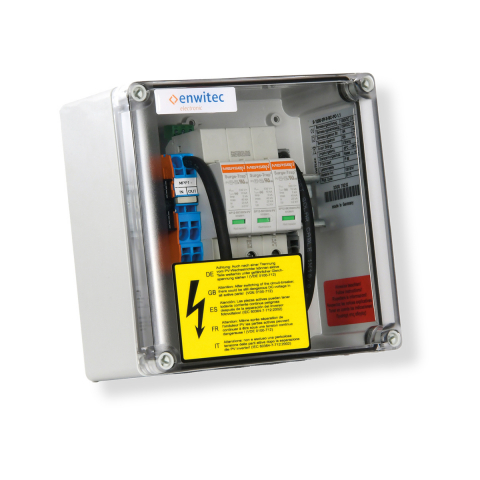 Tablouri sigurante echipat DC/AC - Tablou protectie sistem fotovoltaic, 1 MPPT 1-2 Str SPD type 1/2