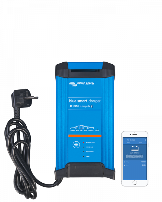 MPPT - Incarcator de retea Victron Energy Blue Smart IP22 Charger 12/20 (1)