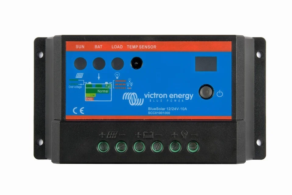 MPPT - Incarcator solar 12V 24V 10A Victron Energy BlueSolar PWM-Light 12/24V-10A