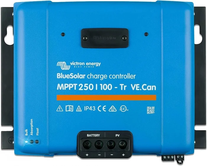 MPPT - Incarcator solar 12V 24V 48V 100A Victron Energy BlueSolar MPPT 250/100-Tr VE.Can