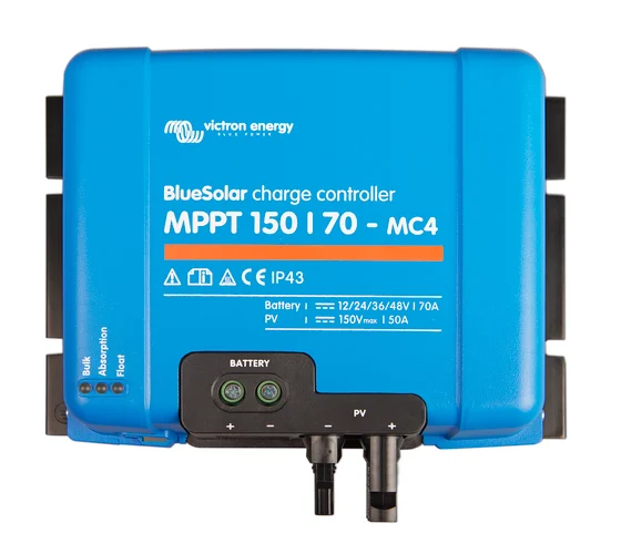 MPPT - Incarcator solar 12V 24V 48V 70A Victron Energy BlueSolar MPPT 150/70-MC4