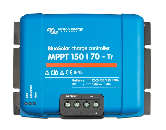 MPPT - Incarcator solar 12V 24V 48V 70A Victron Energy BlueSolar MPPT 150/70-Tr