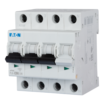Intrerupatoare automate modulare - Intrerupator Automat 50A 3P+N C 6KA