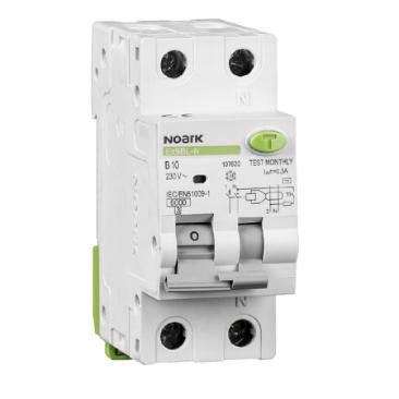 Intrerupatoare automate diferentiale - Întreruptoare automate diferenţiale Ex9BL-N 1P+N C10 30mA, 107628, Noark