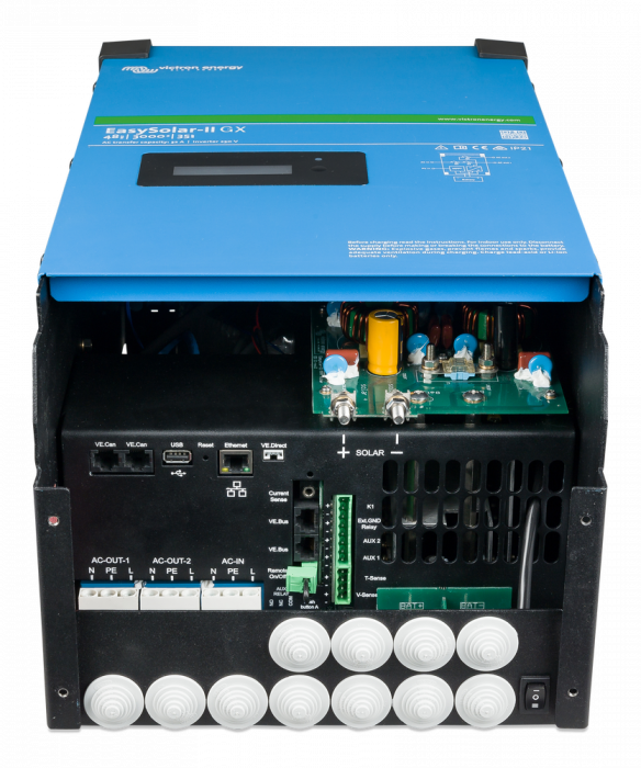 Invertoare - Victron Invertor charger solar 48V 3000VA Victron Energy EasySolar II 48/3000/35-32 MPPT 250/70 GX