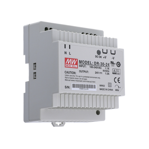 Accesorii - MEAN WELL DIN rail power supply HDR-30-24 1,5A DC