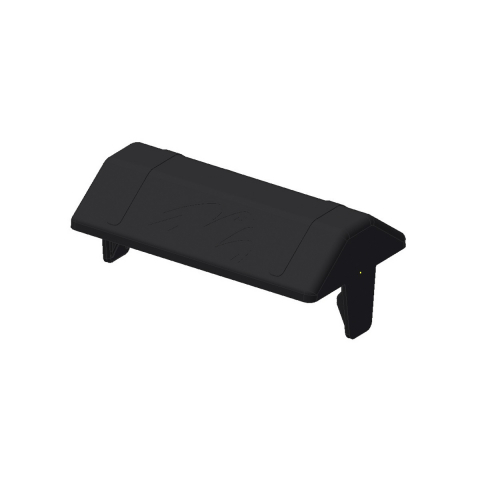Plastic cover middle clamp - black