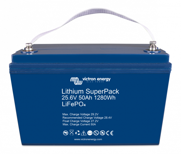 Victron Energy - Victron Energy Lithium SuperPack 25,6V/50Ah (M8)