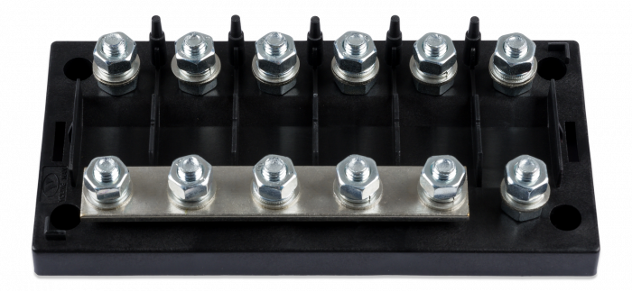 Protectie - Victron Energy Six-way fuse holder for Mega-fuse with busbar (250A)