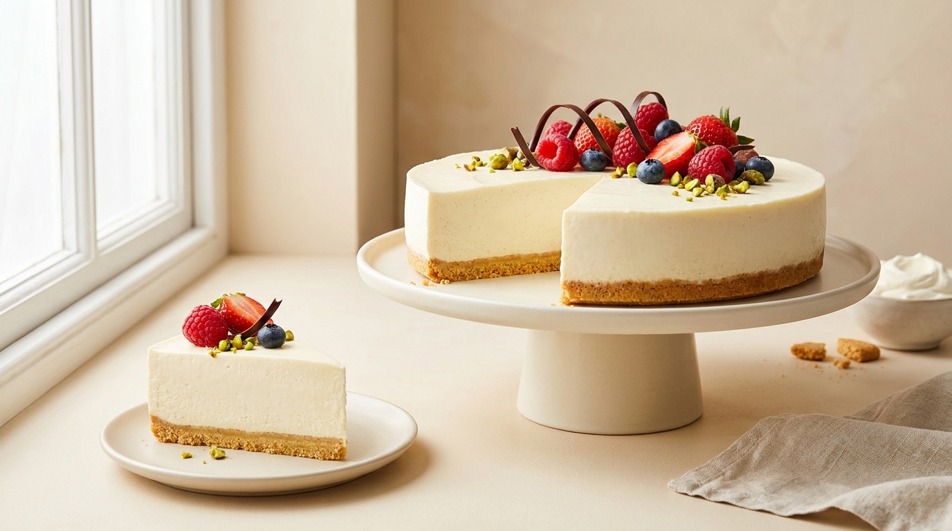 Cum obții un cheesecake fără coacere care își păstrează forma
