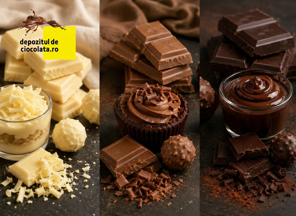 Tipurile de ciocolată de menaj – Cum o alegi pe cea potrivită pentru fiecare desert?