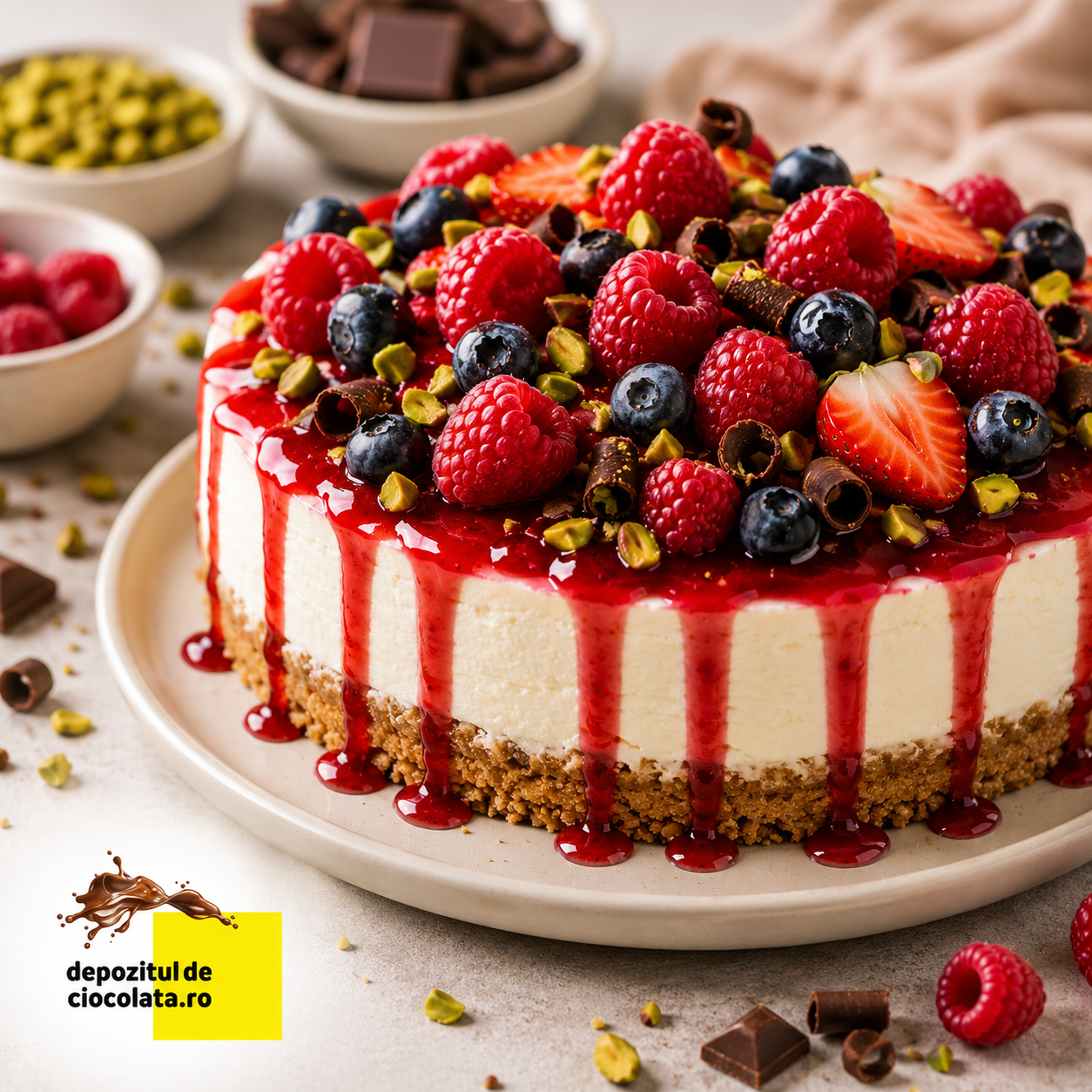 Cheesecake fără coacere – Secretul unui desert cremos și răcoritor
