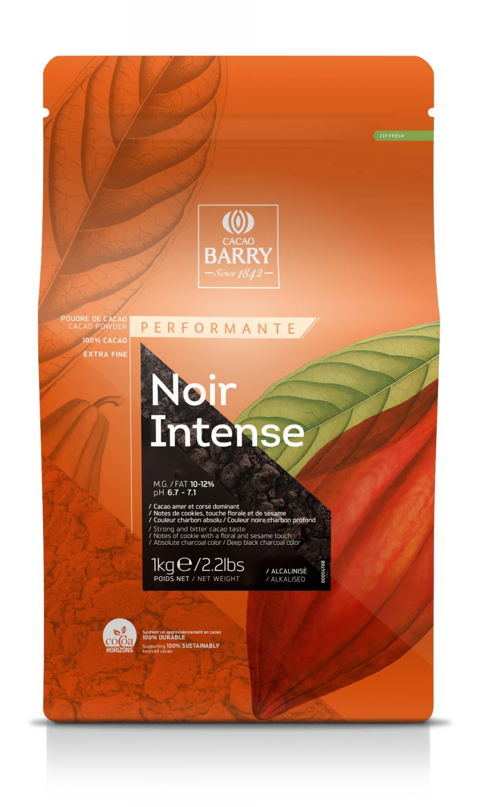 Cacao Noir Intense/ Negru intens 1 kg Cocoa Barry [2]