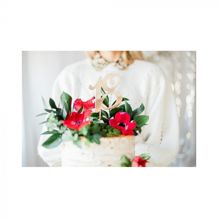 Cake Topper Majorat 18 [2]