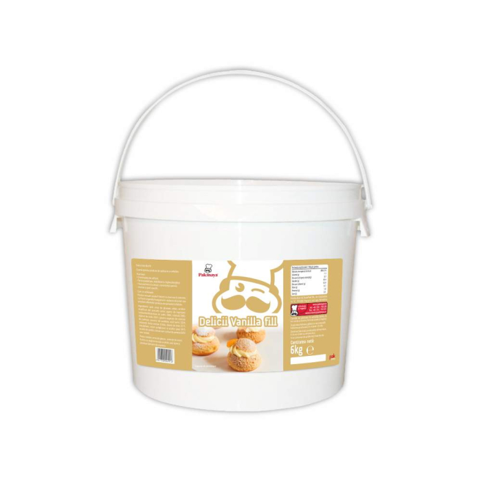 CREMA DE VANILIE  Delicii Vanilla fill Pakmaya 6kg [1]