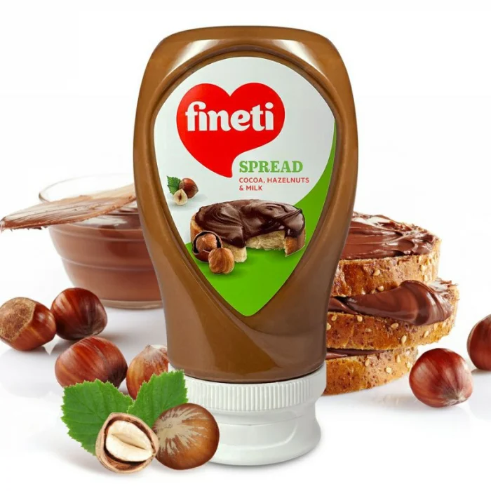 FINETI Squeeze Crema de Ciocolata si Alune Tub - 380g [2]