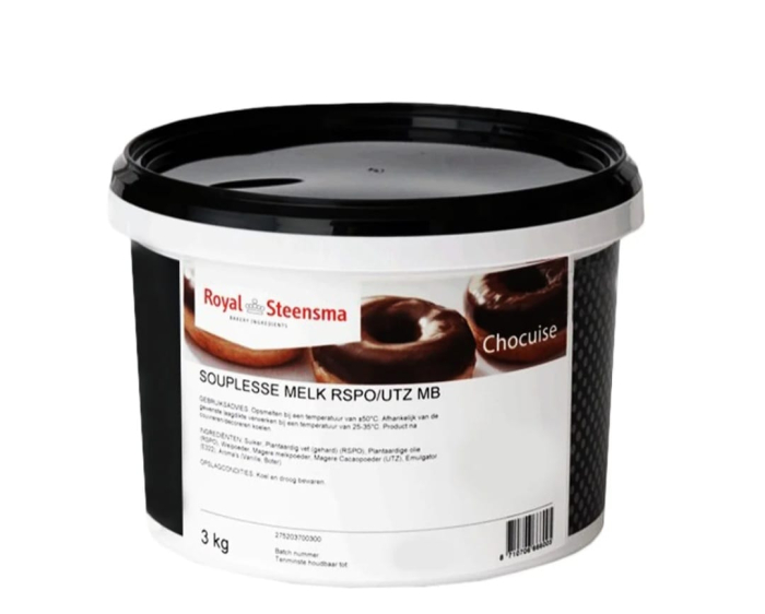 Glazura Ciocolata Lapte  SOUPLESSE - 3 KG [2]