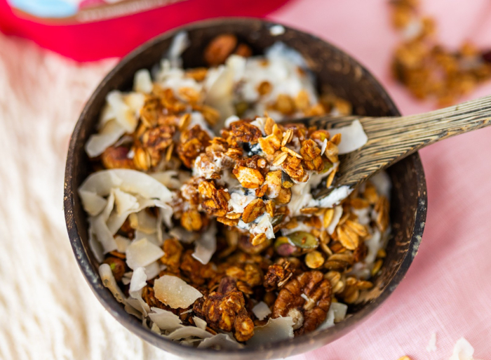 Granola cu merișoare și cipsuri de cocos [2]
