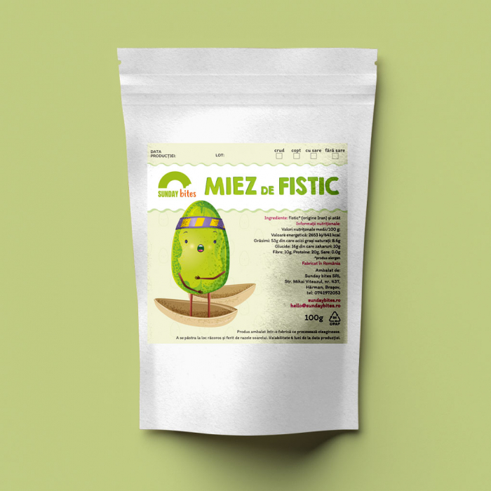 Miez de Fistic Sunday Bites 0.100 grame [1]