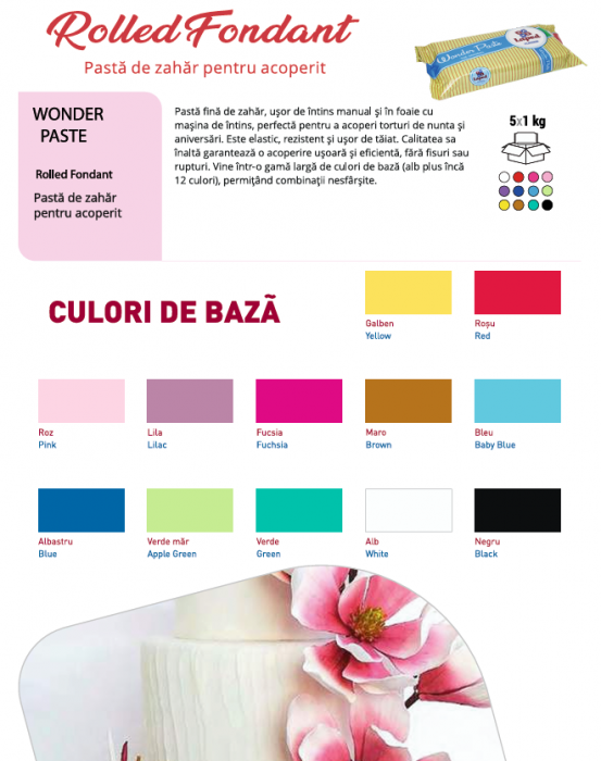 Pasta zahar de acoperire diferite culori - Laped wonder pasta [4]