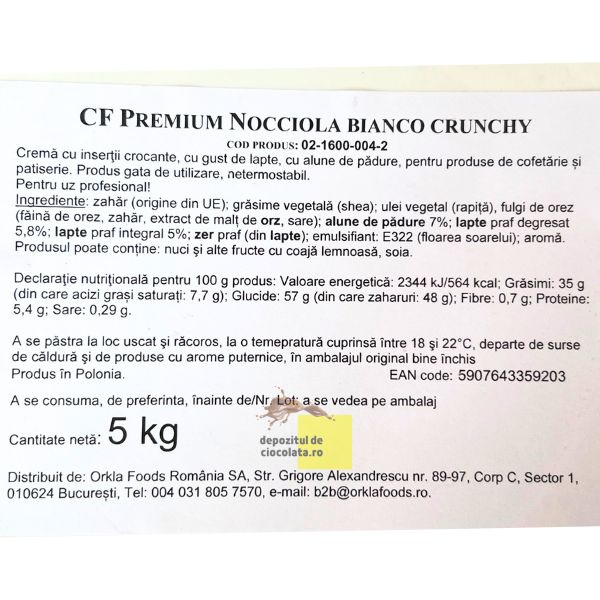 Premium Nocciola Bianco Crunchy - 5 KG  [3]