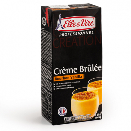 FRISCA, UNT, LAPTE CONDENSAT - Baza Desert Creation CREME BRULEE BOURBON VANILLA - 1L