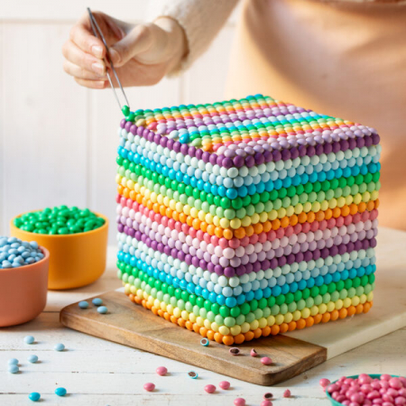 Bombonele din Ciocolata Colorate CURCUBEU - 80g [1]