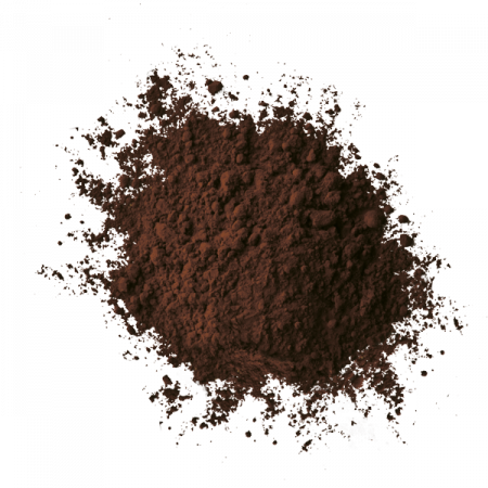 Pudră de cacao puternic alcalinizată (pH 8) cu 22/24% unt de cacao. Culoare maro roșiatică foarte închisă. Gust pur, intens, cu vanilie.  1 KG [1]