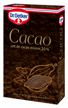 MATERII PRIME DIVERSE - Cacao neagră cu 22% unt de cacao - 100g Dr Oetker
