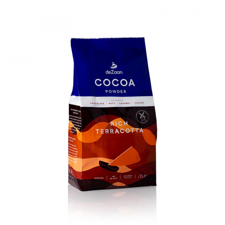 PRODUSE - Cacao Pudra Rich Terracotta, grasa cu 20 - 22% Unt de Cacao 1 KG
