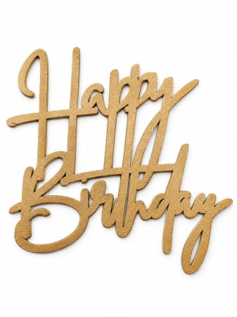 DECOR - Cake Topper Happy Birthday M1