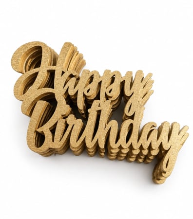 DECOR - Cake Topper Happy Birthday M2