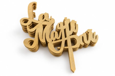 PRODUSE - Cake topper  LA MULTI ANI cu piciorus
