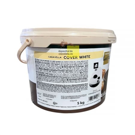 Caravella Cover White - Glazura de ciocolata Alba - 5 KG [1]