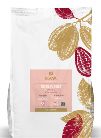 CIOCOLATA - Ciocolata Alba 36% EDELWEISS ICAM 1KG