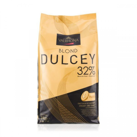 CIOCOLATA - Ciocolata Alba Caramelizata Dulcey 32% - VALRHONA 3KG