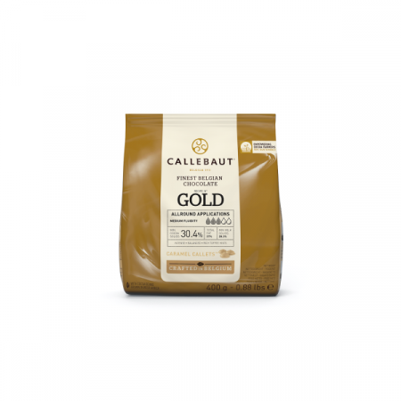 CIOCOLATA - Ciocolata Caramelizata Gold 30.4 % - CALLEBAUT 2.5 KG