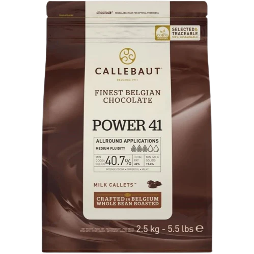 CIOCOLATA - Ciocolata cu Lapte 40.7% POWER 41 - 2.5 Kg