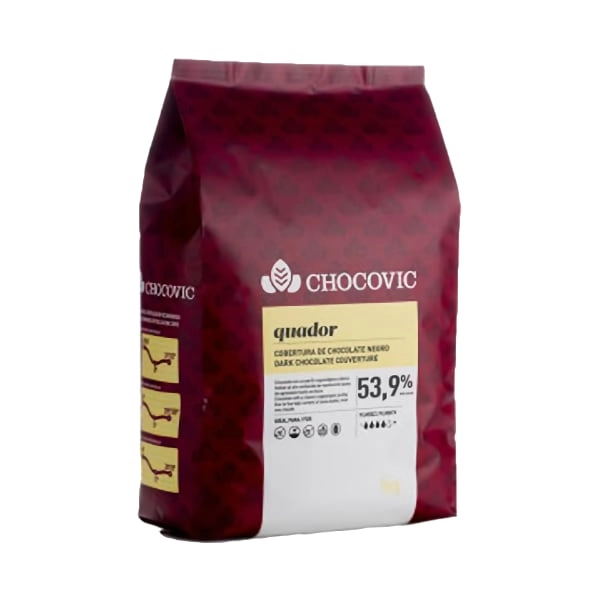 CIOCOLATA - Ciocolata Neagra 53%- CHOCOVIC QUADOR