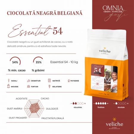 CIOCOLATA - CIOCOLATA NEAGRA 54% VELICHE