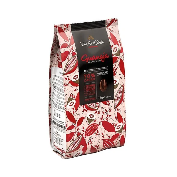 PRODUSE - Ciocolata Neagra Guanaja 70% - VALRHONA 3KG