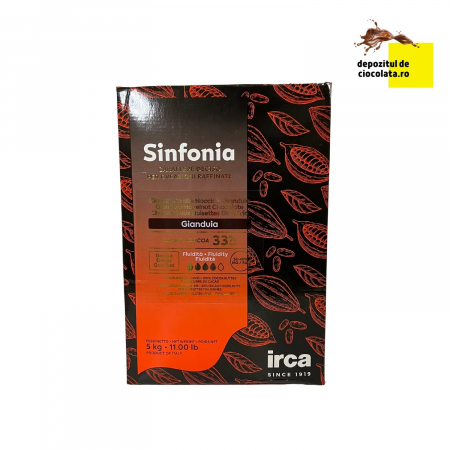 CIOCOLATA - CIOCOLATA SINFONIA GIANDUIA DARK IRCA 5KG