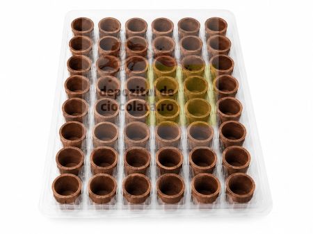 DIVERSE - Coji De Tarta Cilindrice Cu Cacao Si Unt de 37mm - 108 buc
