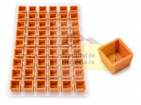 Sync - Coji De Tarta Patrate Mici Cu Unt si Aroma De Portocala 30×30 mm - 108 buc